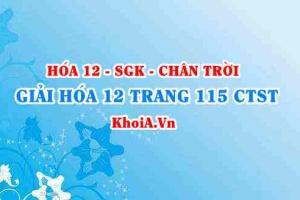 Giải Hóa 12 trang 115 Chân trời Sáng tạo